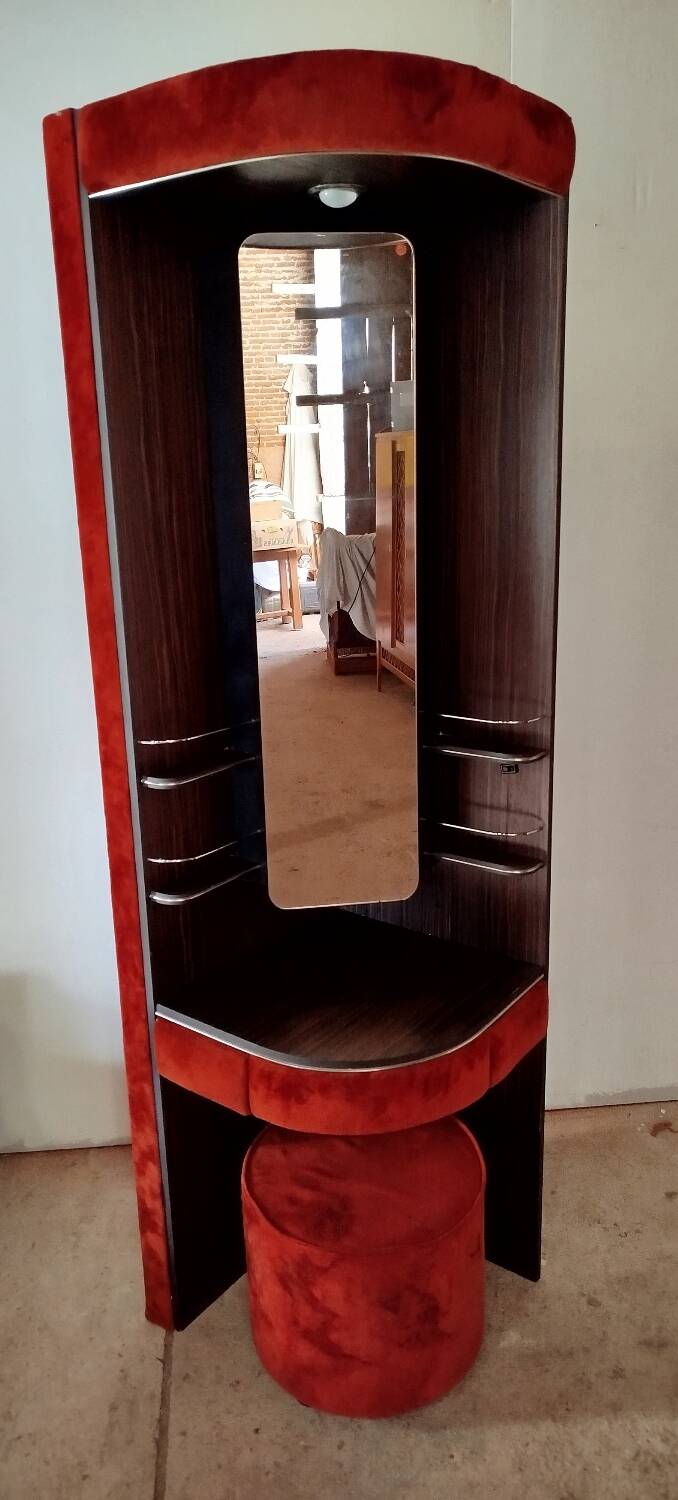 70s corner dressing table