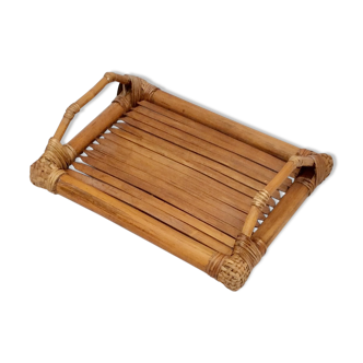 Bamboo tray and rattan size
