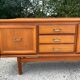Teak enfilade from the 1970s by the English brand William Laurence.