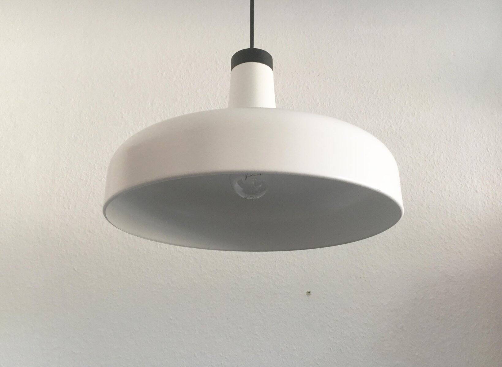 German suspended lamp from the mid-century space age by Staff Leuchten, 1960s.