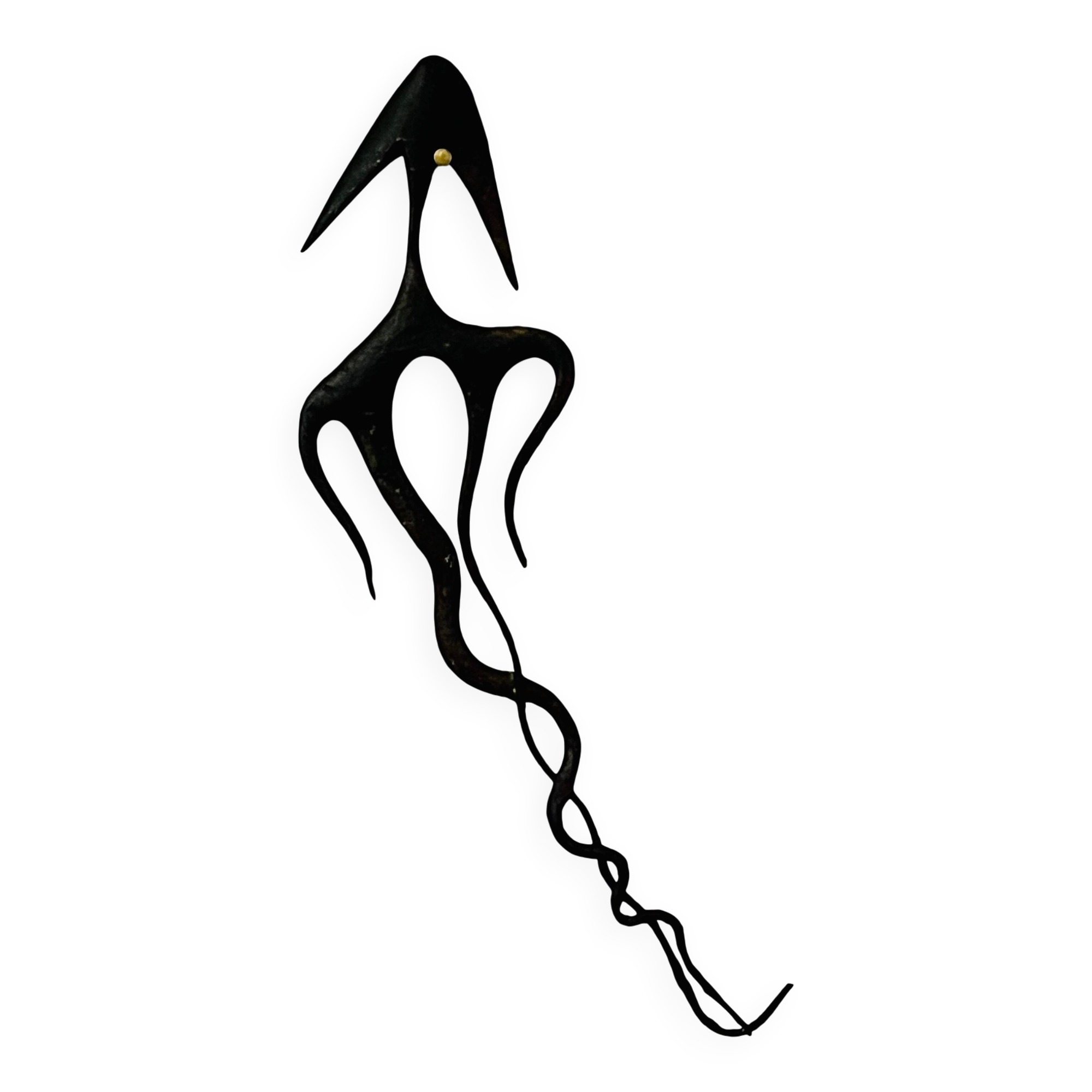 Carl Auböck Wall Sculpture Handmade Napoleon #4271, Brass, Austria