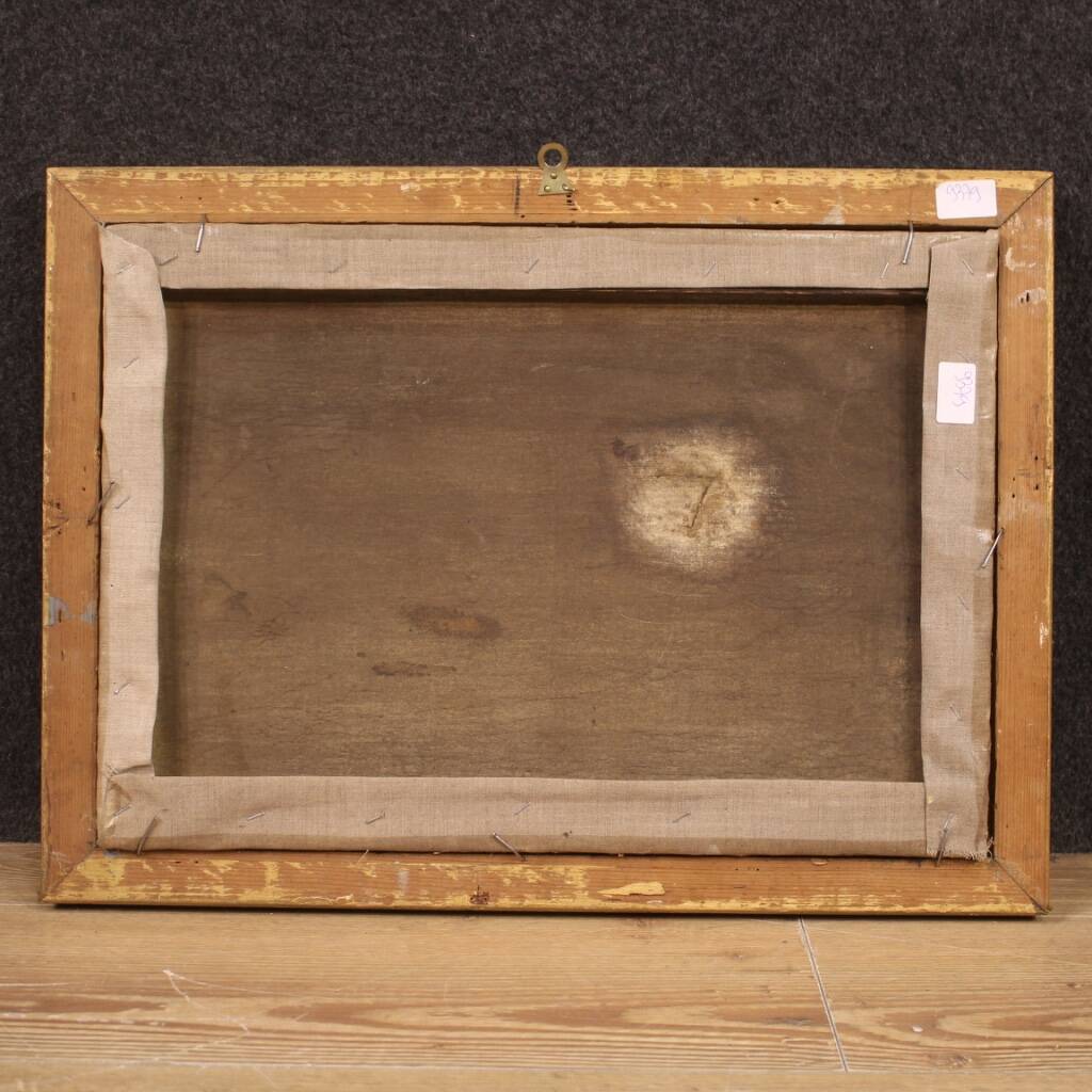 Small romantic landscape French painting from the 1920s