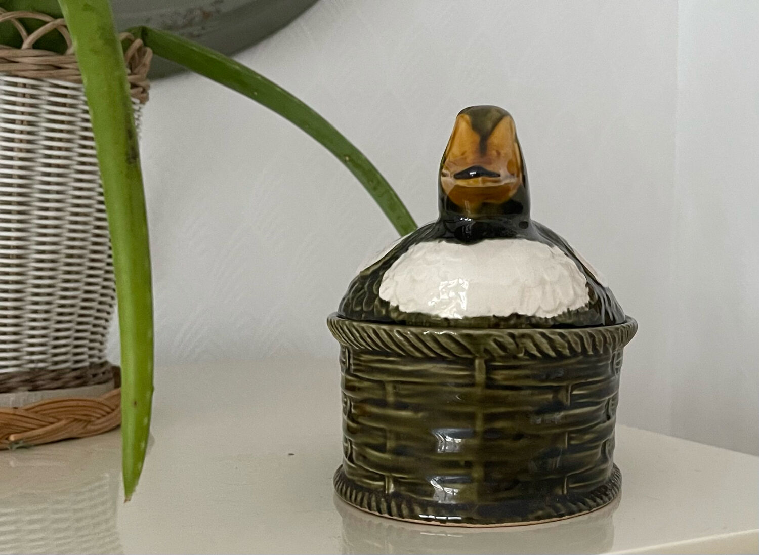 Terrine dish in slip