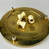 60s 70s Plafoniere ceiling lamp by Fischer Leuchten Germany Space Age