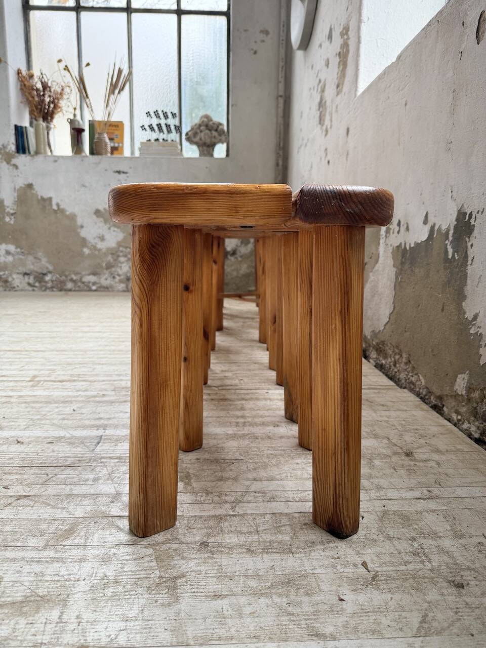 Set of 6 Olof Ottelin stools, Finland 1950.
