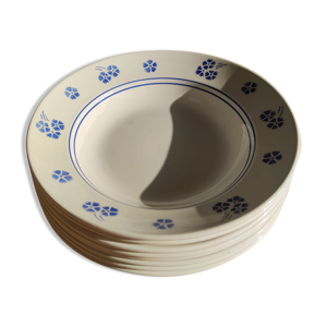 lot de 8 assiettes creuses