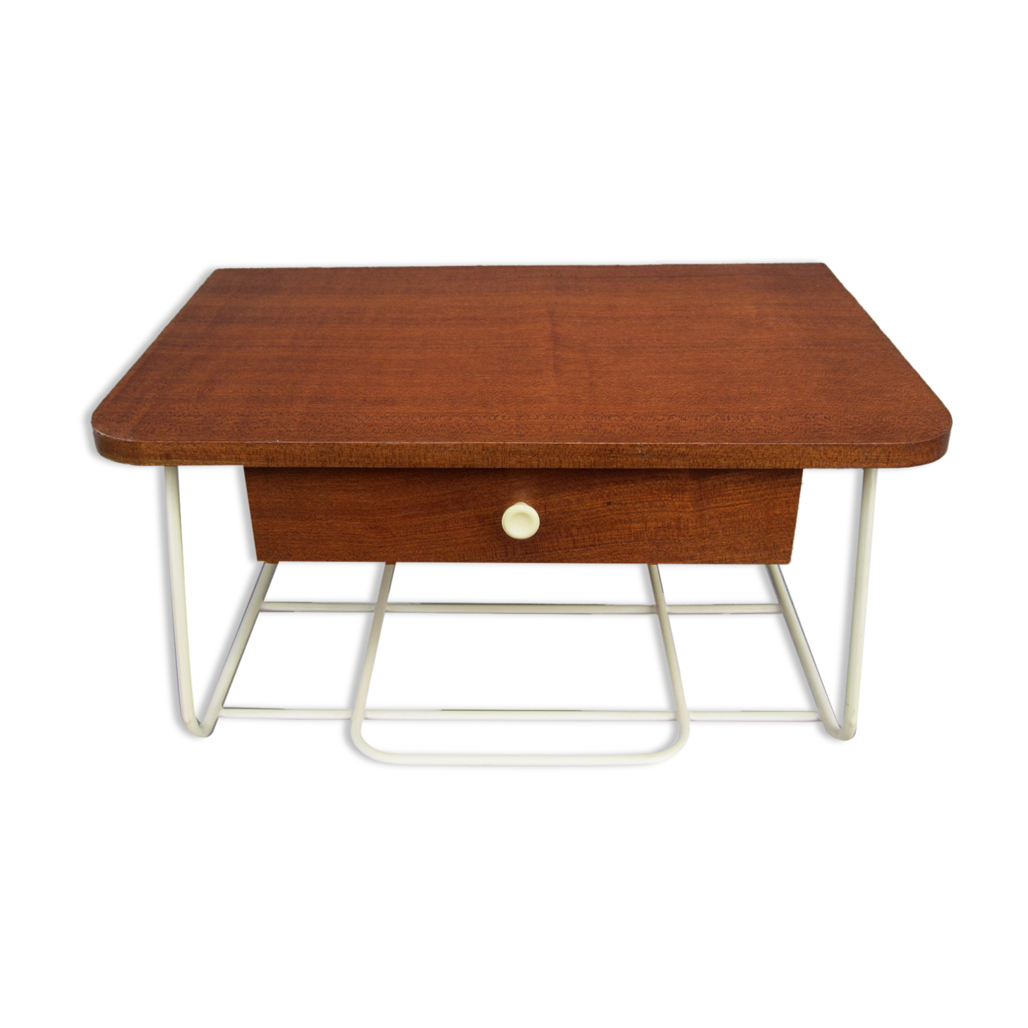 Scandinavian bedside wall phone shelf