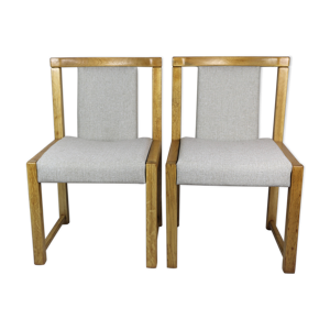 Chaises à manger beige