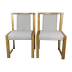 Chaises à manger beige vintage années 1970