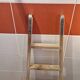 Vintage pine towel rack shelf ladder