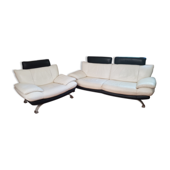 Sofa and armchair