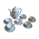 Asian porcelain dragon coffee set
