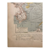 Old map of East Asia