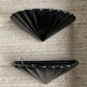 Pair of vintage shell wall lights in glazed porcelain