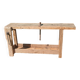 Old workshop bench in solid oak