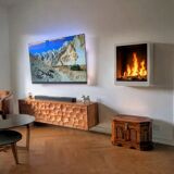 Handcrafted wooden chest with carvings – Pakistan, 1990s