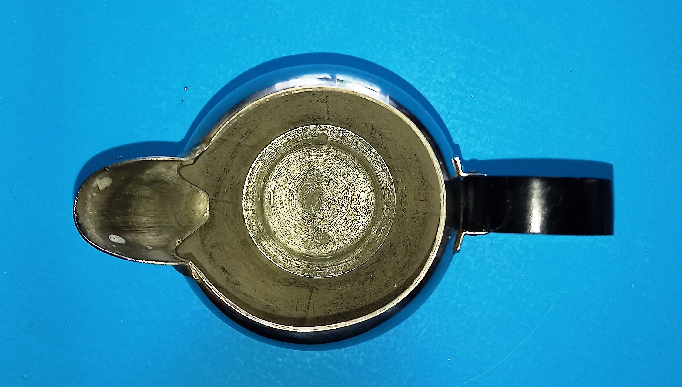 Baumlin nickel chrome 3-piece service - coffee/tea maker, milk jug, sugar bowl