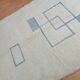 Handmade natural wool rug, size 150 x 250 cm