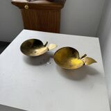 Brass "apple" pocket watch