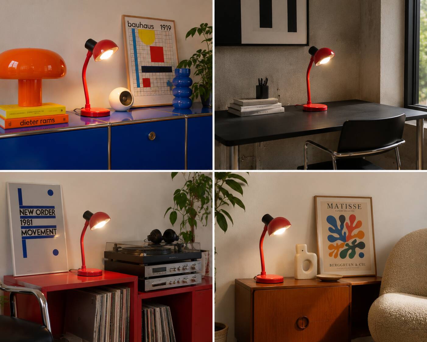 80s pop lamp Italian design