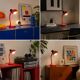 80s pop lamp Italian design