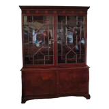 Mahogany showcase bookcase