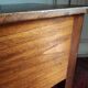Tabouret coffre en bois