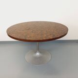Vintage round tulip dining table by Dieter Wackerlin