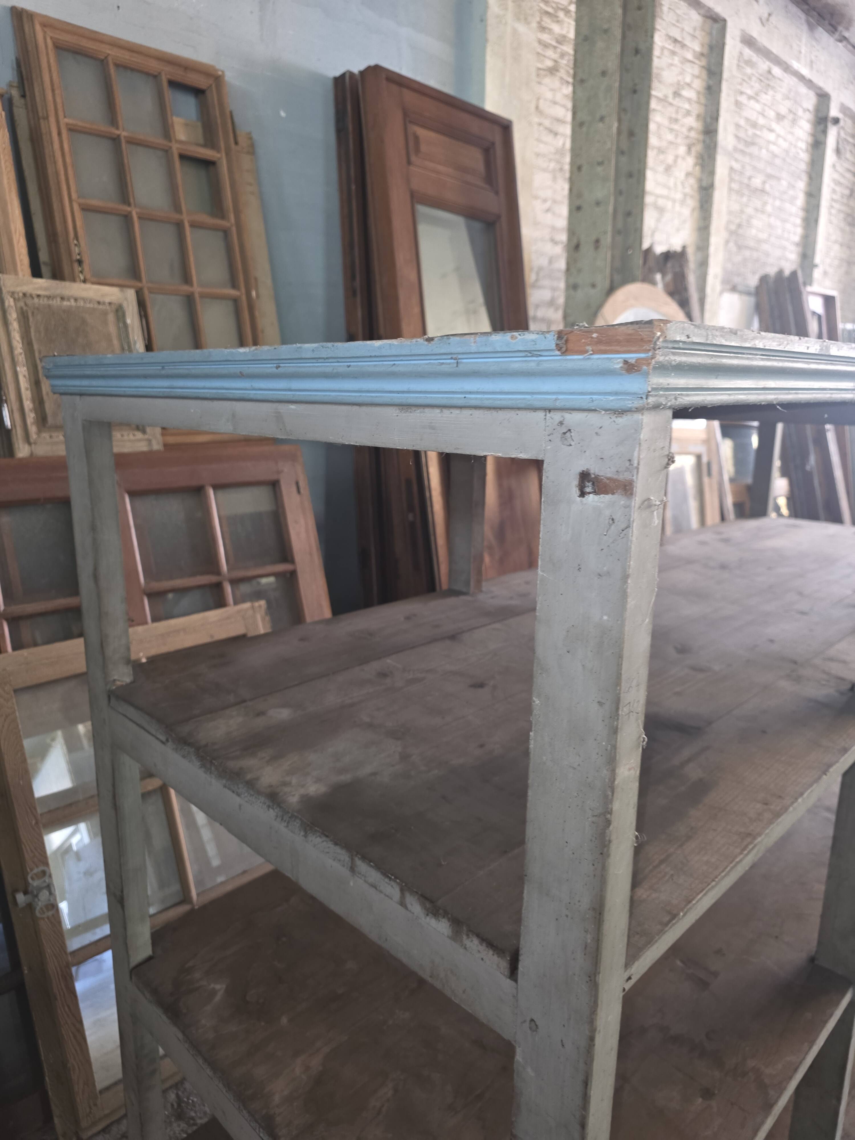 Old shop bookshelf