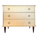 Vintage chest of drawers with compass feet