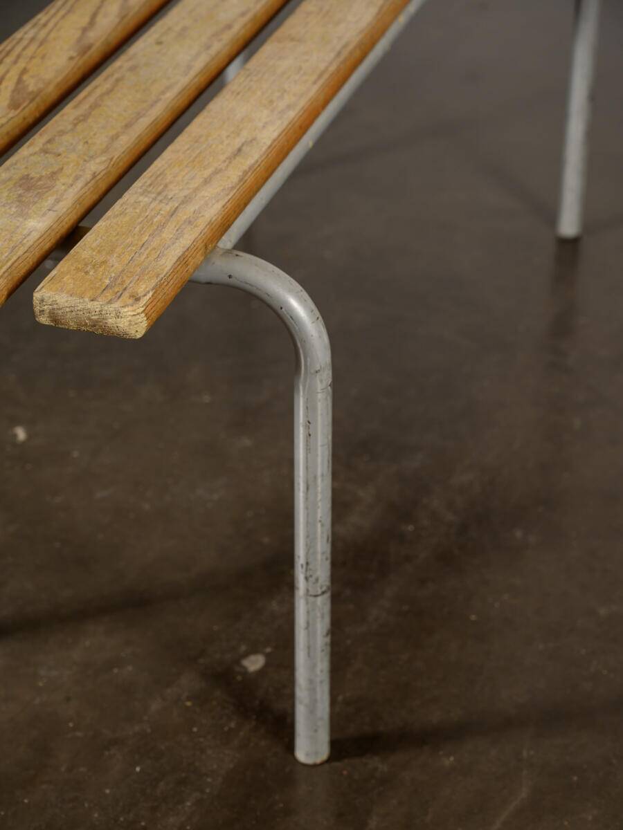 Vintage school bench