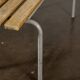Vintage school bench