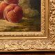 Still life by joseph eugene gilbault 85 peaches and bunches of grapes