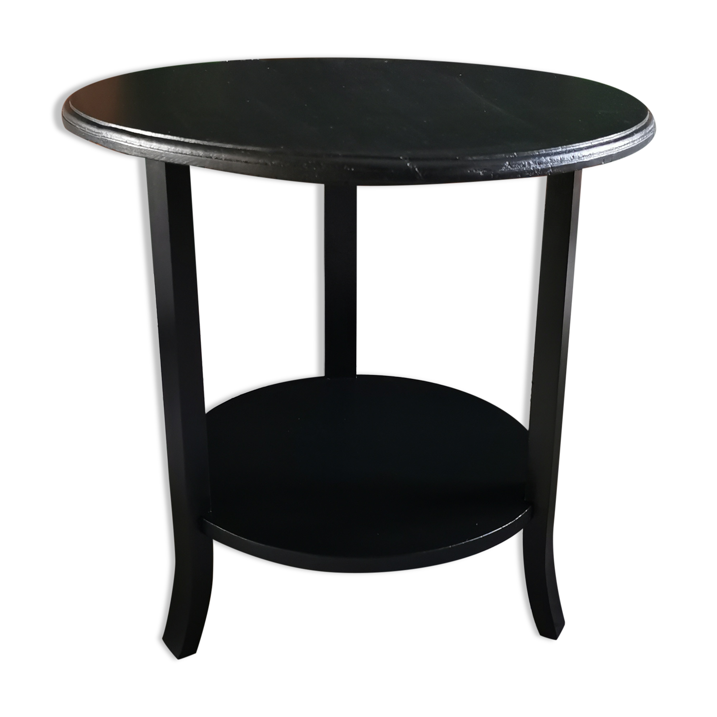 Round tripod art deco coffee table
