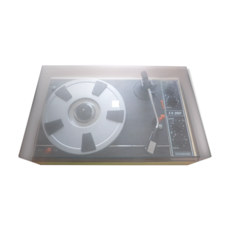 Platine tourne disque prandoni f.v. 2001 vintage avec paire d'enceinte d'origine