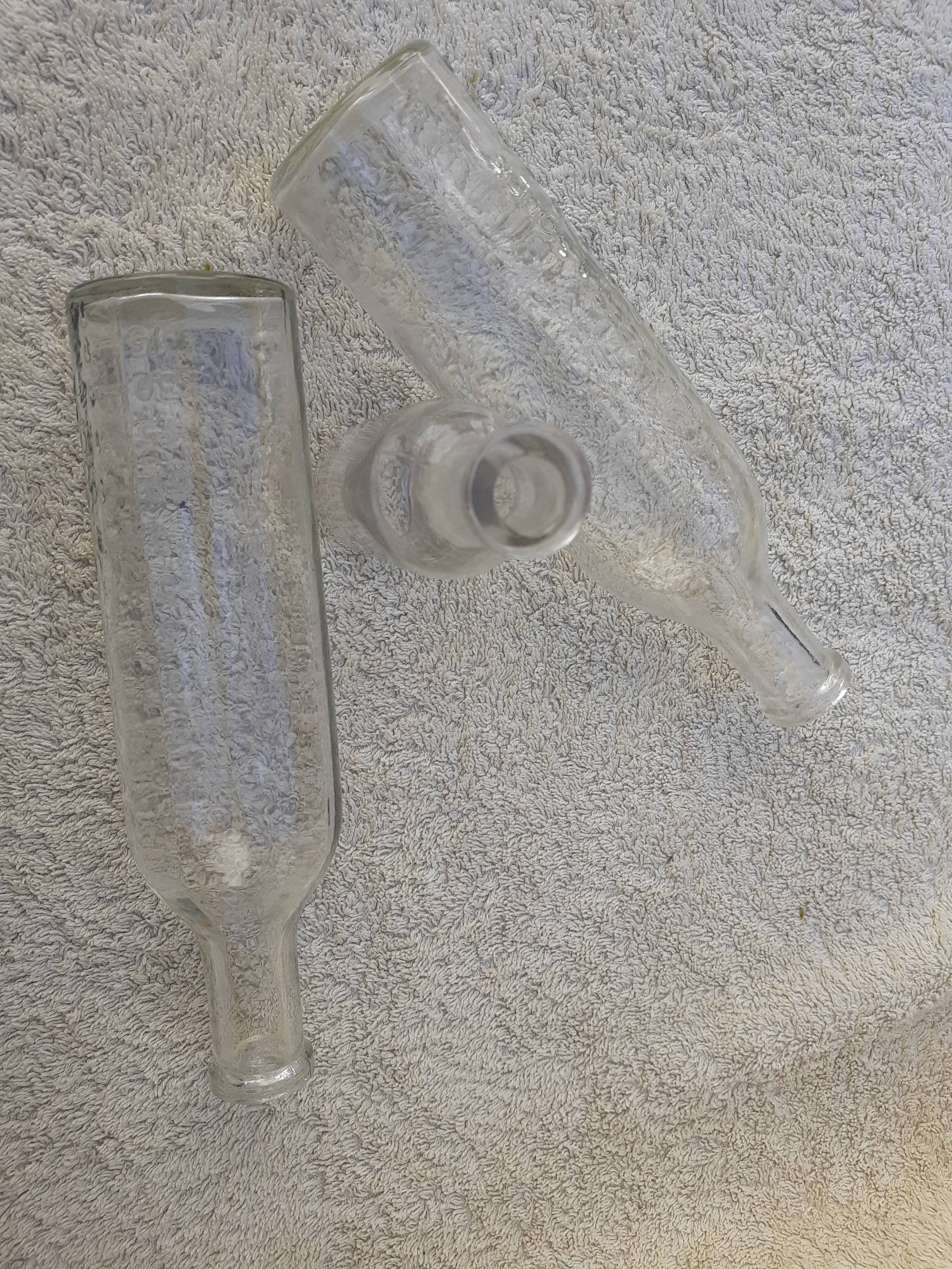 3 Vintage Apothecary Vials