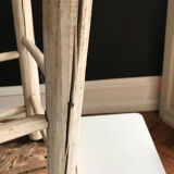 Tabouret traditionnel en châtaignier 1960