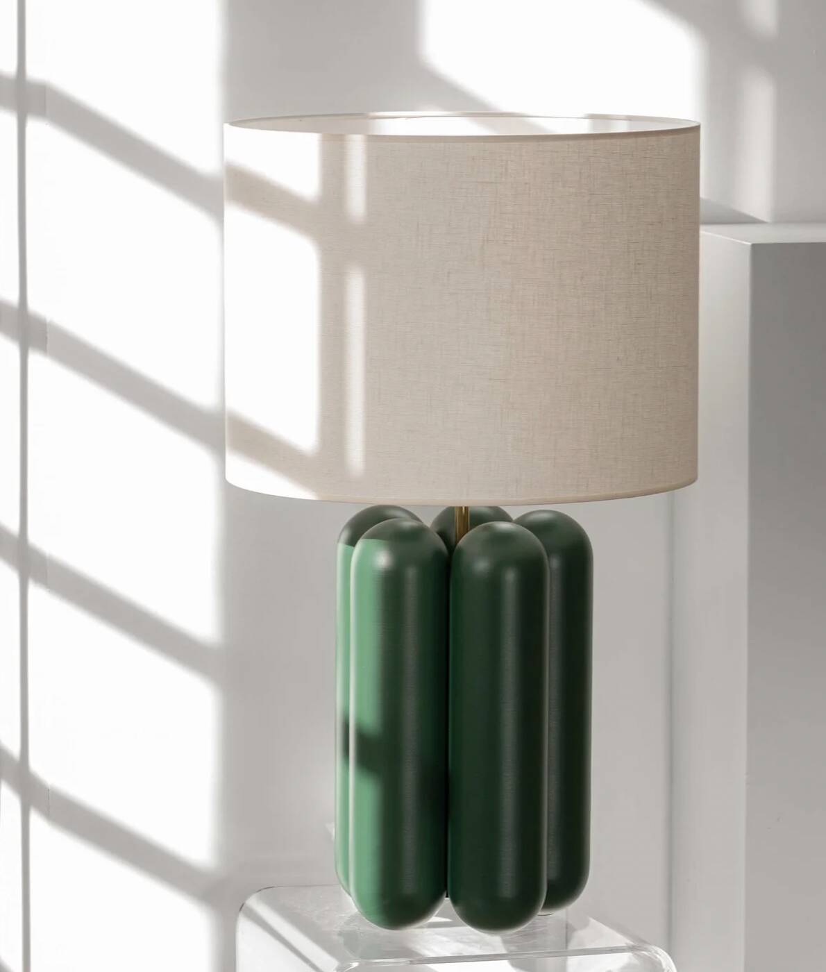 Large charlotte lamp - GREEN
