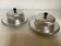 Paire de beurriers cloche anciens Belgium