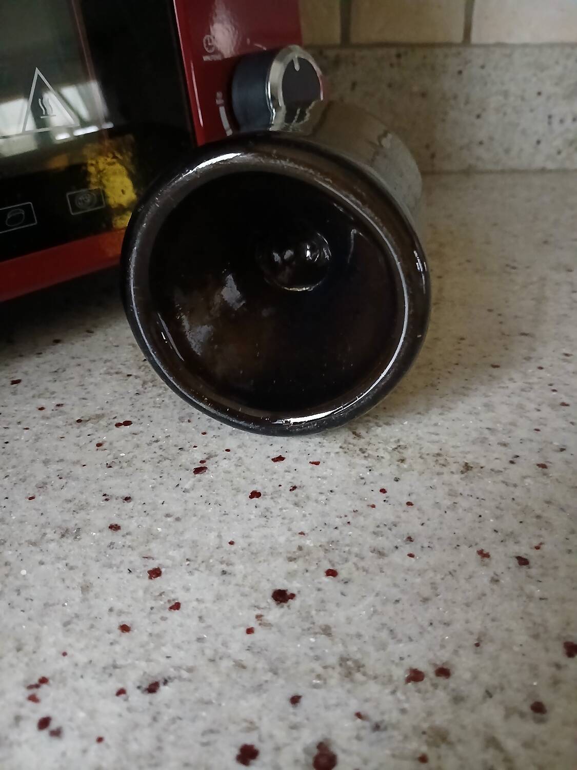 Antique blown bottle