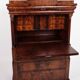 Secretary - Hand polished mahogany - Flame structure - 4 drawers - Year 1840s