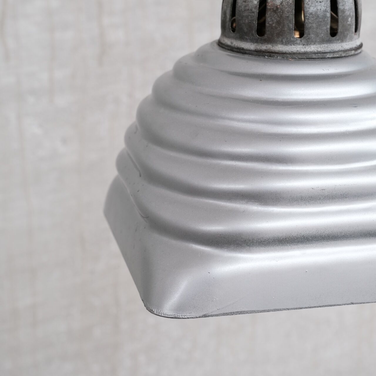 Antique mercury glass french pendant light