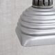 Antique mercury glass french pendant light