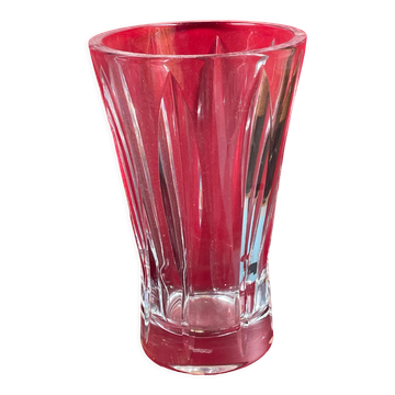 Vase in Sèvres crystal signed