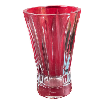 Vase en cristal de Sèvres signé