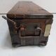 Vintage wooden military chest