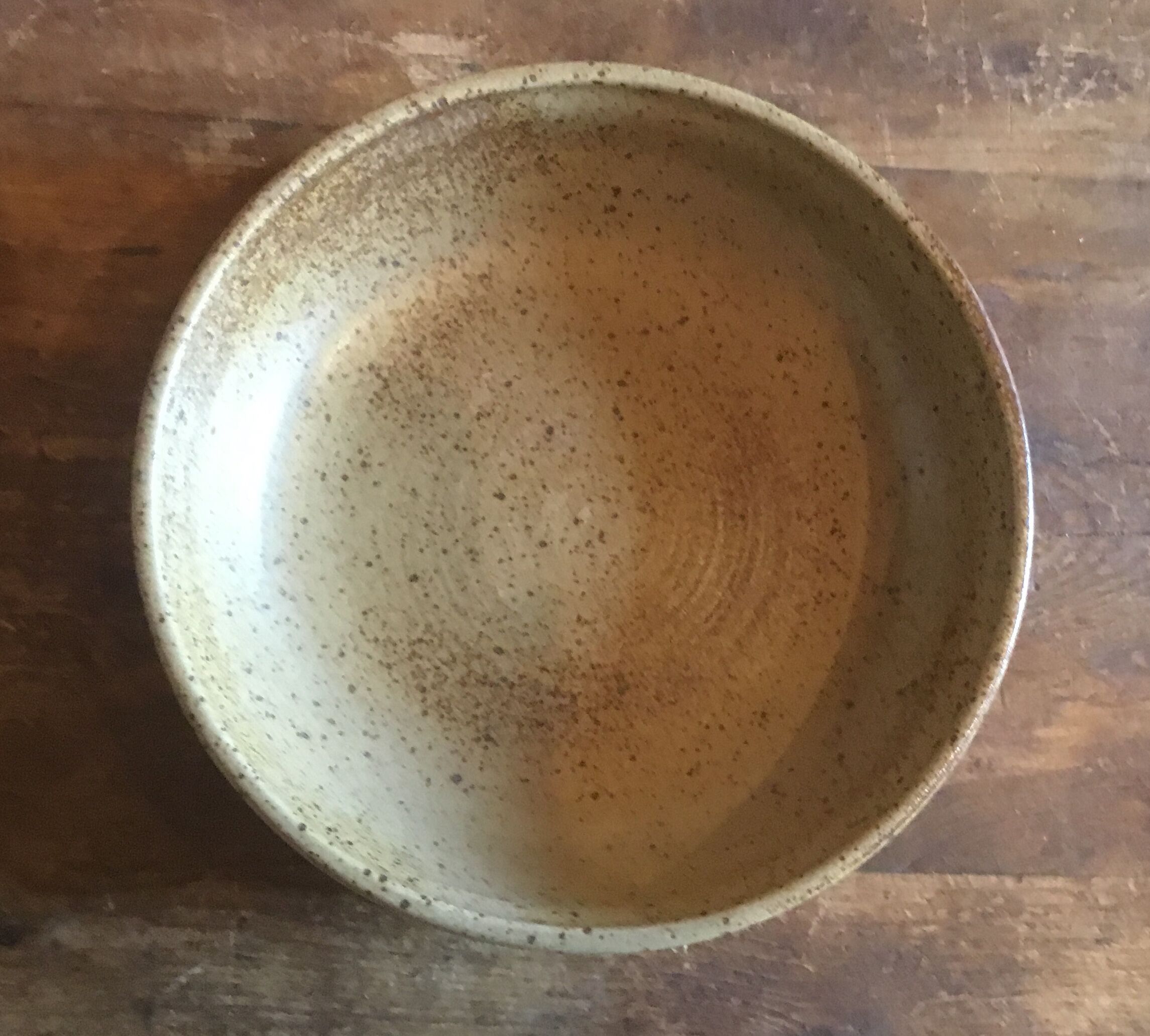 Deep dish stoneware vintage