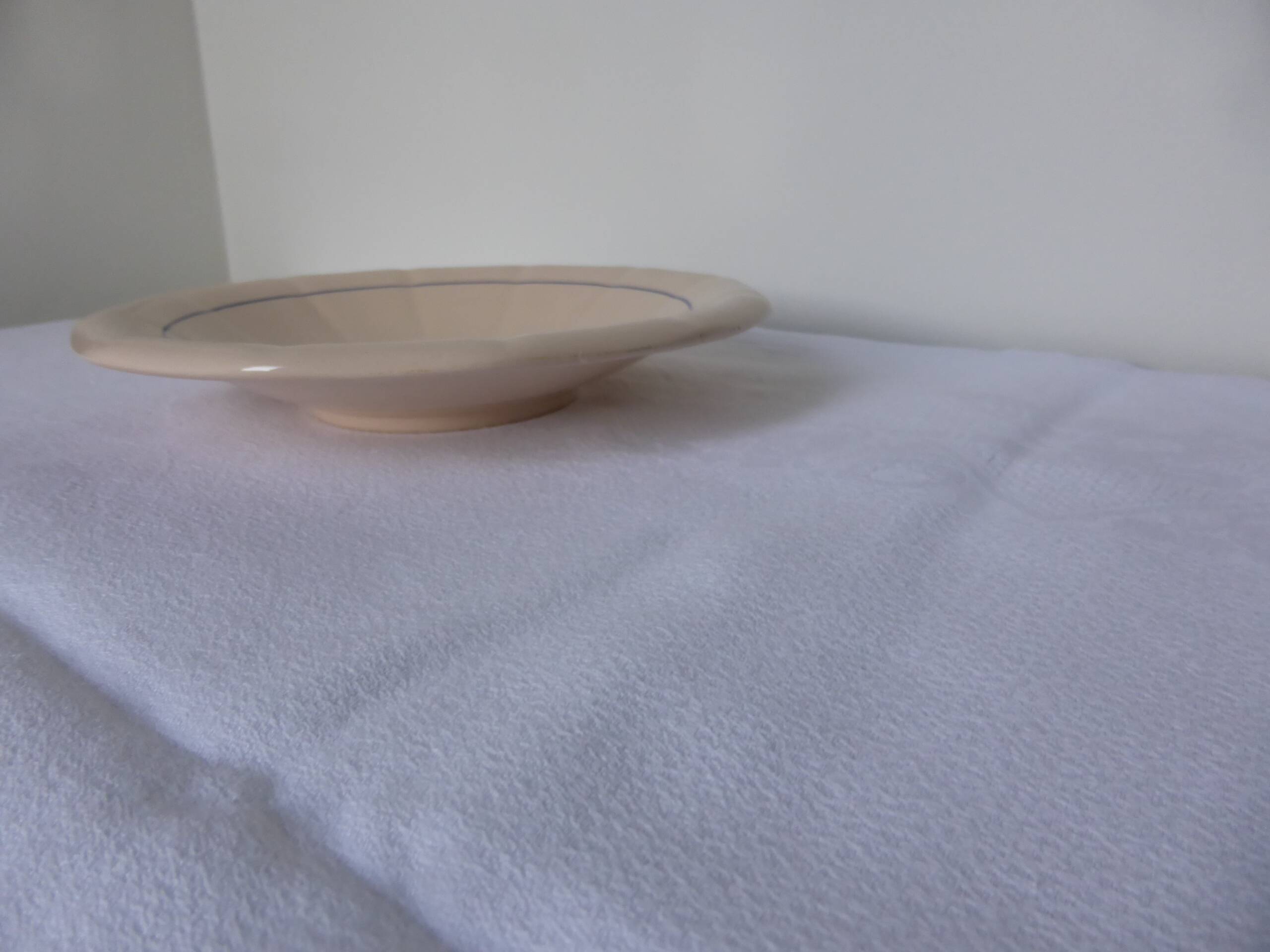 Digoin Sarreguemines plate with a round rim 200237