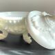 Vintage opaline glass candy dish
