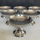 Set of 6 vintage stainless steel ice cream bowls